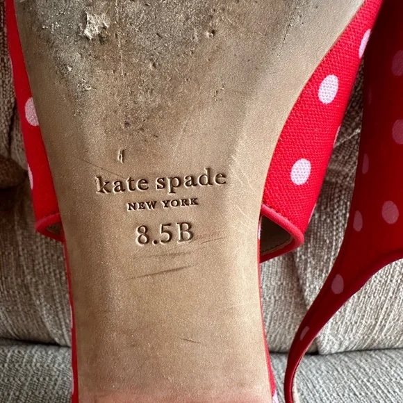 Kate Spade
Women's Veronica Slip-On Pointed-Toe Slingback Flats polka Dots - Picture 6 of 7